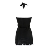 Slimming Shirred Glam Sheath One-Piece Swimsuit