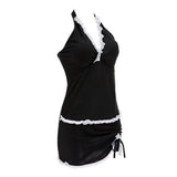Slimming Shirred Glam Sheath One-Piece Swimsuit