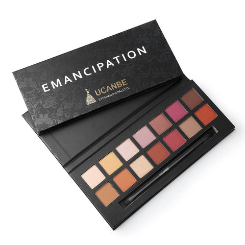 New 2018 UCANBE Pro 14 Colors Eyeshadow Palette Matte