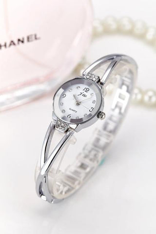 Quartz-Watch For Women Luxury  2018 With Steel Bracelet