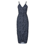Dress Fashion Spaghetti Floral Front
