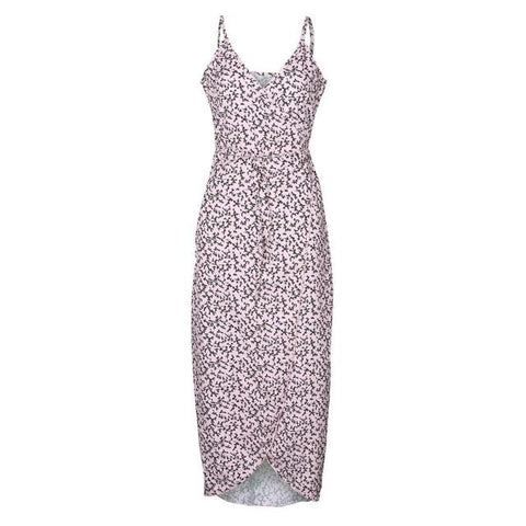 Dress Fashion Spaghetti Floral Front