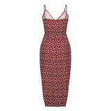 Dress Fashion Spaghetti Floral Front