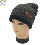 Neck warmer winter hat knit cap scarf cap Winter