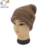Neck warmer winter hat knit cap scarf cap Winter
