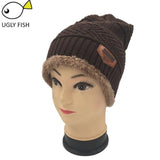 Neck warmer winter hat knit cap scarf cap Winter