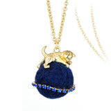 Special Fashion Lovely Cat Maxi Necklace Little Animal Long Necklaces & Pendants