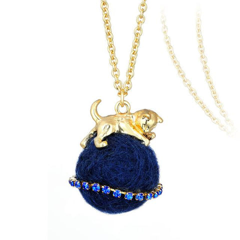 Special Fashion Lovely Cat Maxi Necklace Little Animal Long Necklaces & Pendants