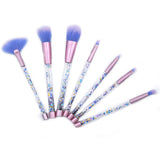 7 Piece Makeup Brush Set