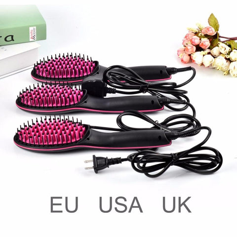 Fast Hair Straightener Brush