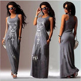 2018 Beach Dress Tunic Maxi