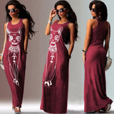 2018 Beach Dress Tunic Maxi