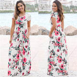 2018 Beach Dress Tunic Maxi