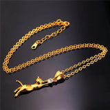 Collare Necklace Cat Jewelry Necklaces Pendants Gold/Silver